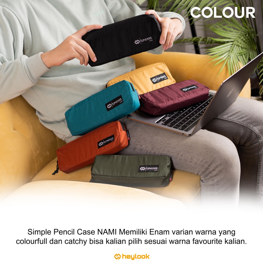 

Heylook Official - Tempat Pensil Nami Kotak Pensil Simple Pencil Case Kostak Anak Atk Sekolah Kuliah