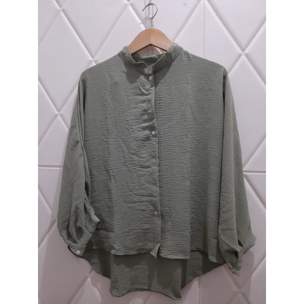 KEMEJA BATWING // BATWING BLOUSE OUTFIT LENGAN BALON / KEMEJA OVERSIZE