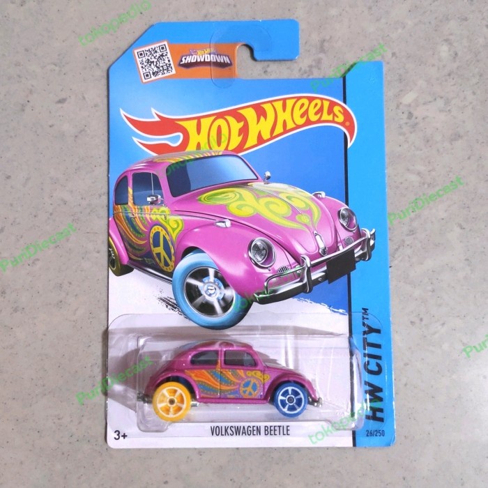HOT WHEELS HOTWHEELS VOLKSWAGEN BEETLE HW CITY 2014 TH TREASURE HUNT LV27