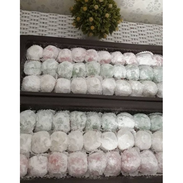 MOCHI 15pcs/MOCHI SUSU FULLCREAM/MOCHI ORIGINAL(RASA PANDAN,STROWBERY,VANILA)