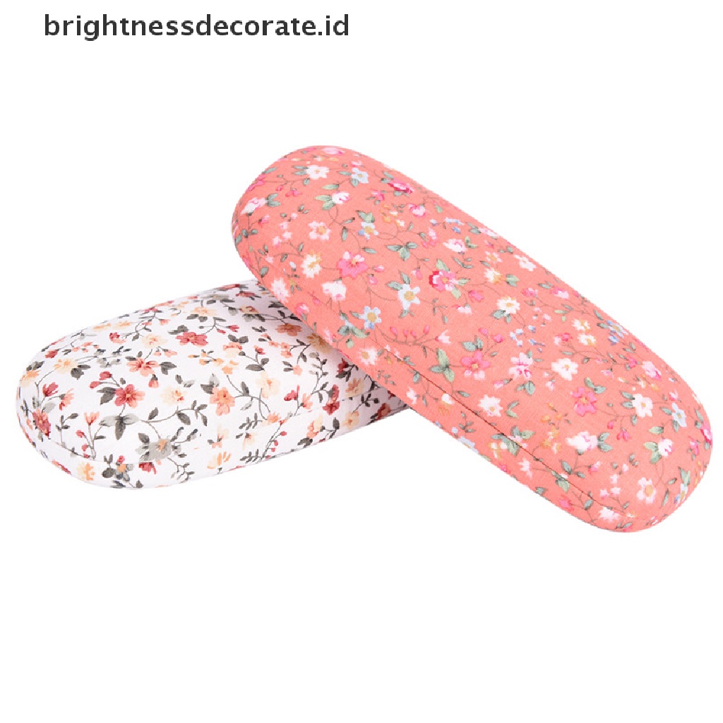 [Birth] Sunglasses Box portable Flower Sunglasses Hard Glassesbox Kotak Perlindungan Kacamata [ID]