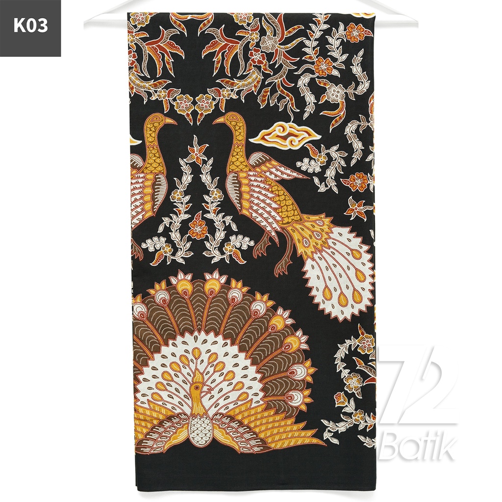 KAIN BATIK PREMIUM Bahan Katun Motif Burung Merak Hijau 722689 Cap 72 Jarik Jarit Samping Kebat Panjang Batik Katun Modern Premium Bahan Seragam Batik Pernikahan Kantor Keluarga Murah Kamen Jadi Batik Bali Lembaran