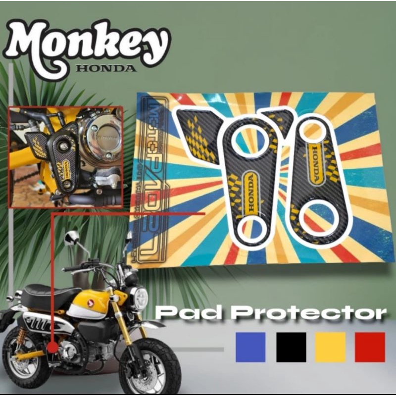 Motopad27 Stiker Tankpad Honda Monkey 125 Stiker timbul Protector Honda Monkey 125