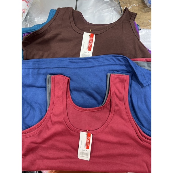 (TERMURAH) Tanktop premium perempuan wanita EXXEN ESSEN/ tanktop tali lebar / tanktop tali kecil / singlet wanita