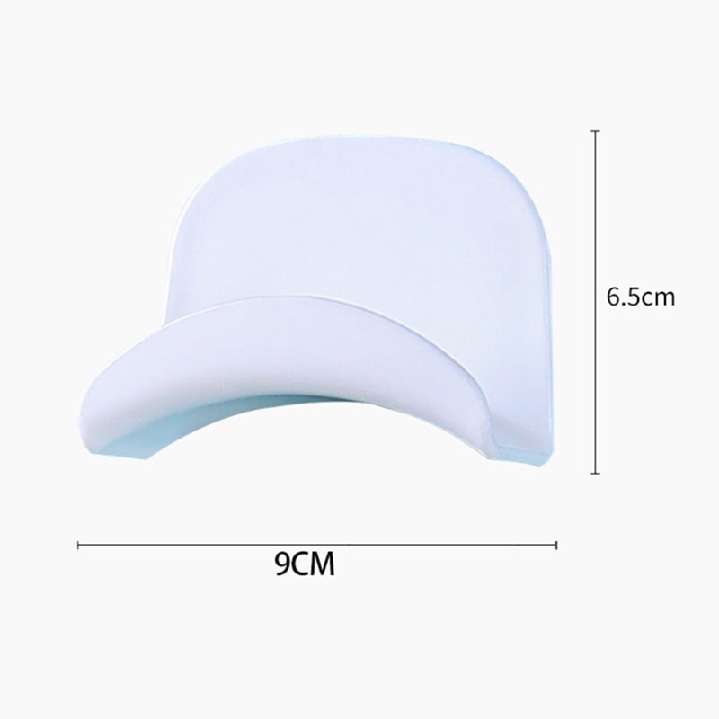 Hemat Tempat Penyimpanan Serba Serbi Gadget Handbag Scarve Topi Holder Beban Kuat Bantalan Gantungan Baju Handuk Tahan Air Rak Gantung Putih Self Adhesive Hooks