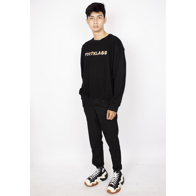 HIPNOP Steve FortKlas Sweater Premium Pria Lengan Panjang / Sweatshirt unisex