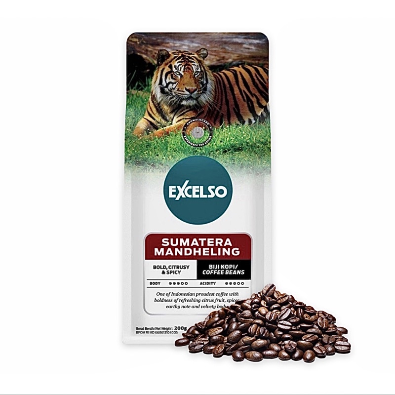

Excelso Kopi Sumatera Mandheling Biji 200 gram