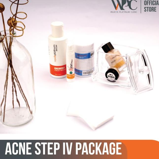 WPC Acne Step IV |Paket penghilang jerawat Batu |serum Skincare wajah