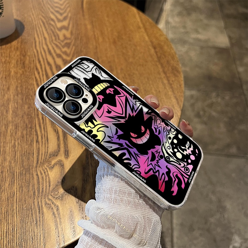 IPHONE Soft Case Lucu Silikon Kompatibel Untuk Iphone13 14 11 12 Pro Max XS XR X8 7 6S Plus Casing Ponsel Mini TPU Transparan Shockproof Clear Cover