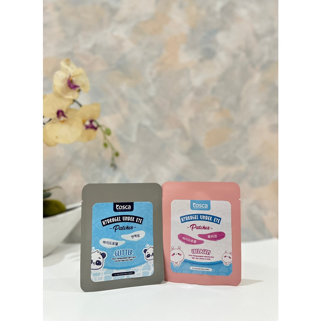 HYDROGEL UNDER EYE PATCHES Masker Mata Tosca Hydrogel Under Eye Patches Eye Mask Masker Anti Mata Panda untuk menghilangkan kantung mata dan juga kerutan mata