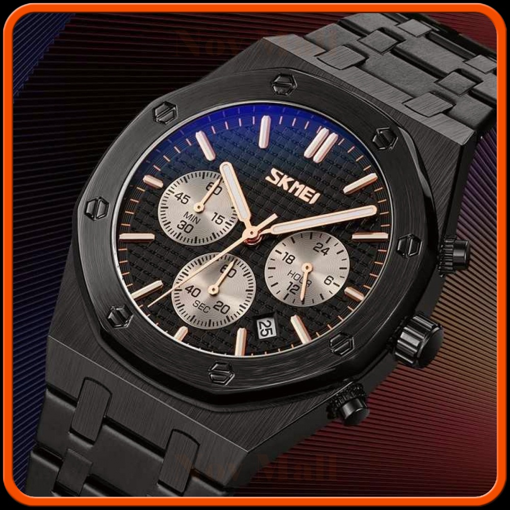 SKMEI Jam Tangan Pria Analog Chrono Waterproof Stratch Resistant - 9296