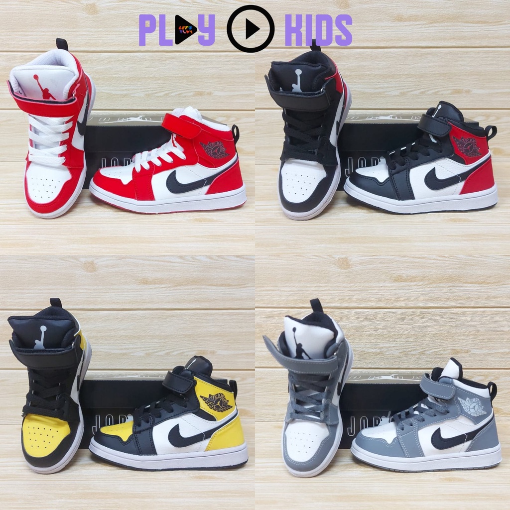 SEPATU ANAK LAKI-LAKI | SEPATU ANAK NIK3 4IR JORDAN HIGH SIZE 26-35