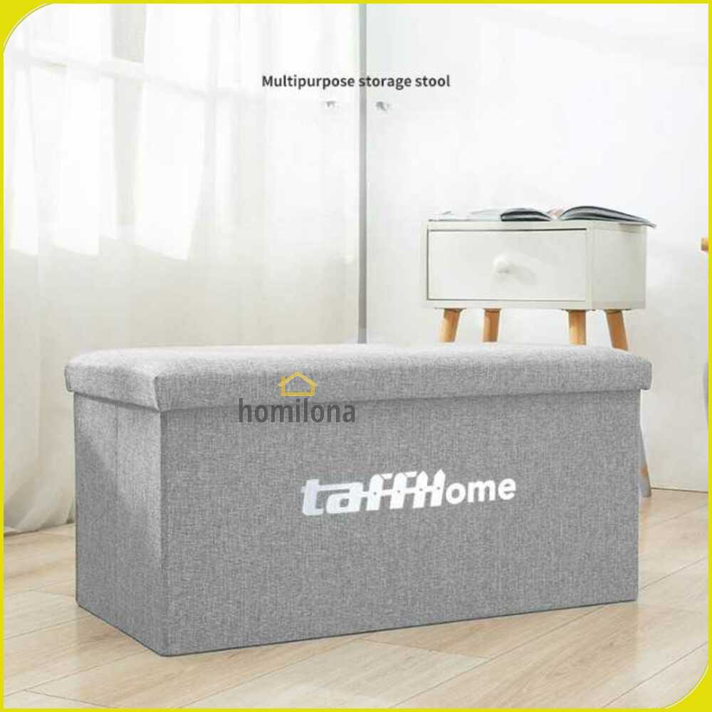 TaffHOME Sofa Kotak Penyimpanan Barang Foldable Storage 76x38x38cm