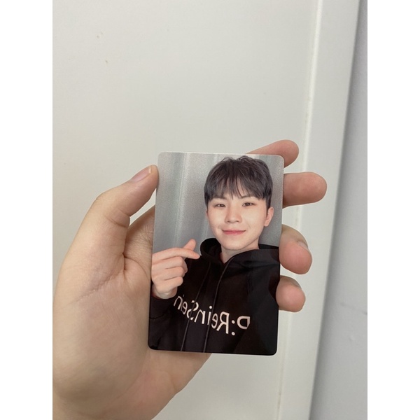woozi photocard woozi attacca yizhiyu G ver fansign benefit photocard official (baca deskripsi)