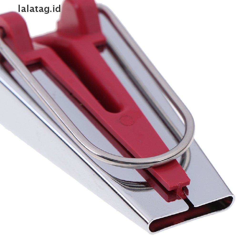 [lalatag] 5ukuran Kain Bias Tape Maker Alat Jahit Quilg 6mm 9mm 12mm 18mm 25mm Set [ID]