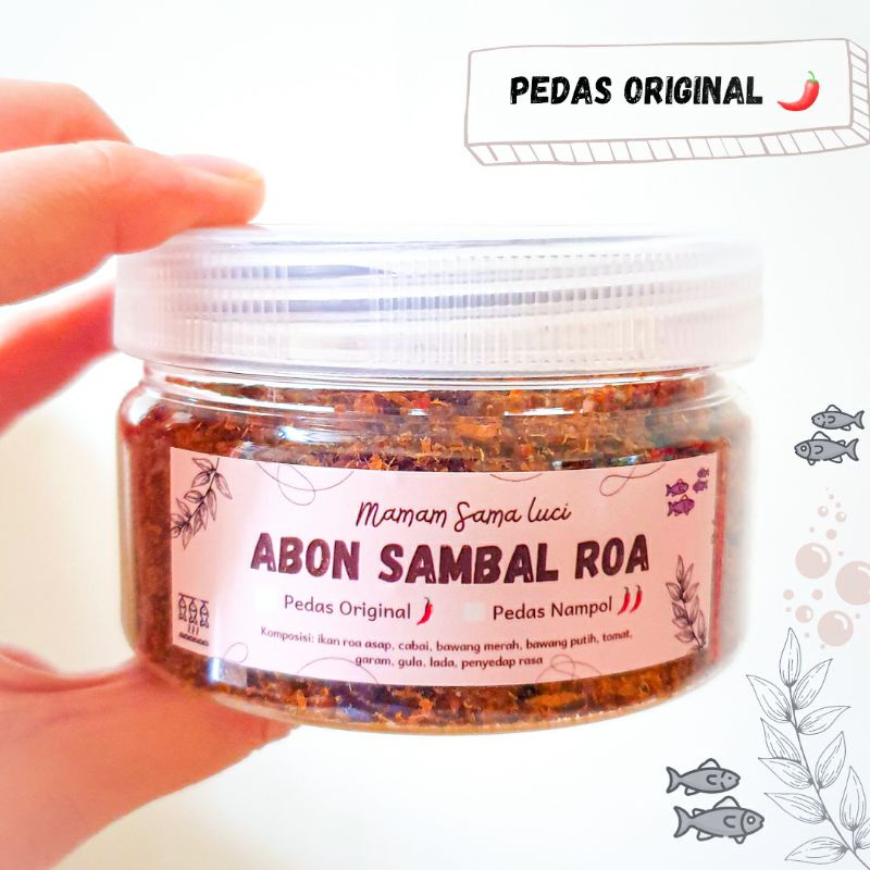 

Abon Sambal Roa @mamamsamaluci - Pedas Original | abon ikan | sambal roa | abon pedas