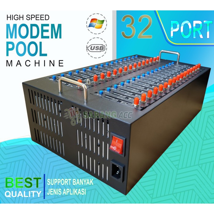 Produk Terbaru Modem Pool 32 Port Smartcom Chipset Wavecom Q24+