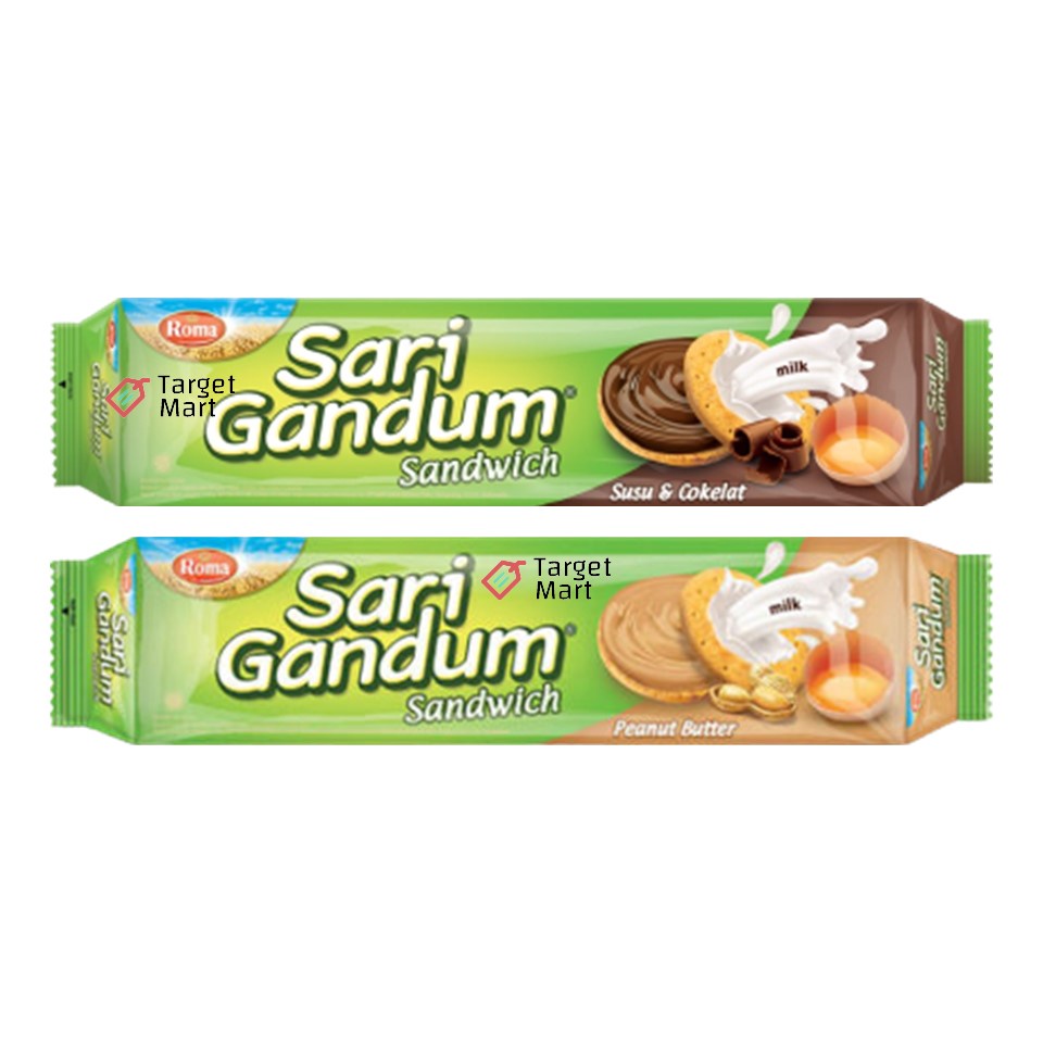 

Roma Sari Gandum Sandwich Pack Berbagai Varian Pilih Rasa