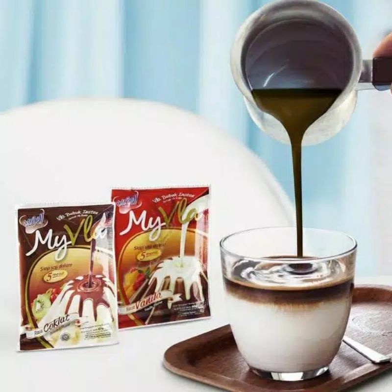 

my vla vanilla dan coklat instan ecer sachet pcs