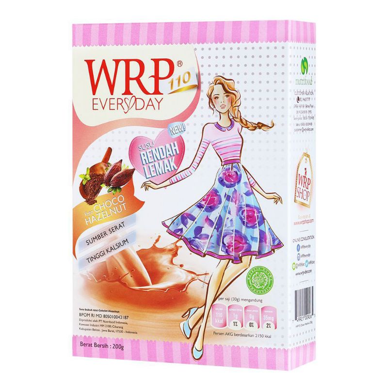 

WRP Everyday Low Fat Milk Chocolate Hazelnut 200gr