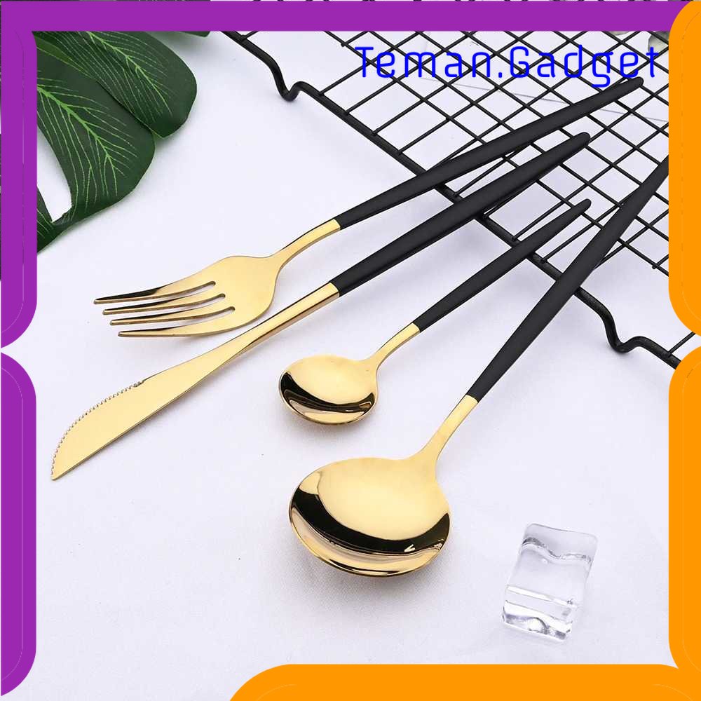 TG - DPR Uniturcky Perlengkapan Makan Sendok Garpu Pisau Set 24 PCS - UT421