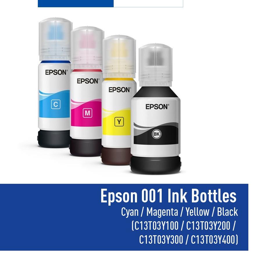 Depan1 Tinta Epson 001 - Cyan (C13T03Y200)