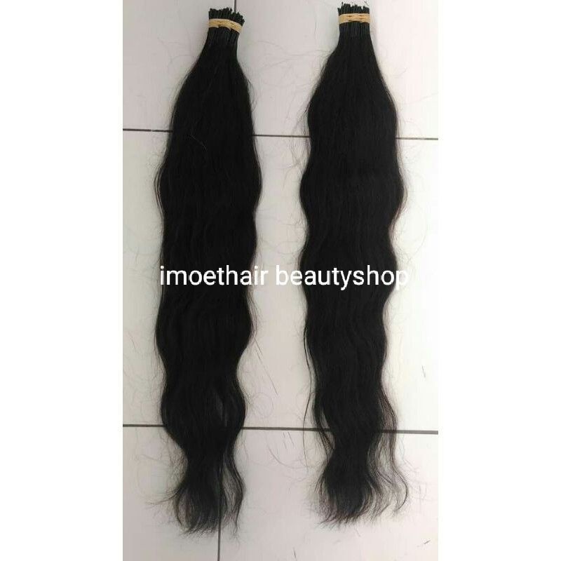 Rambut sambungan 30 (helai) panjang 60-65cm,dijamin 100%rambut asli bukan sintetis