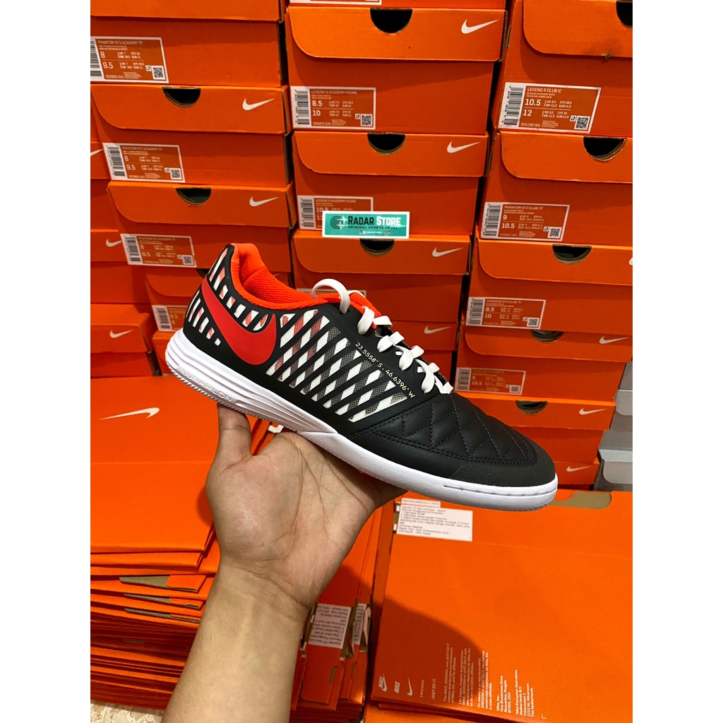Sepatu Futsal Nike LunarGato II IC Infrared 580456-061 Original BNIB