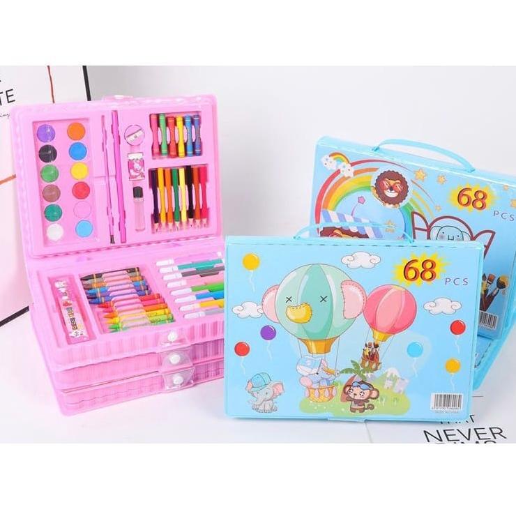 

Crayon Set 68pcs / Krayon Mewarnai Anak 68pcs / Pensil Warna Set 68pcs ➚Pasti Murah