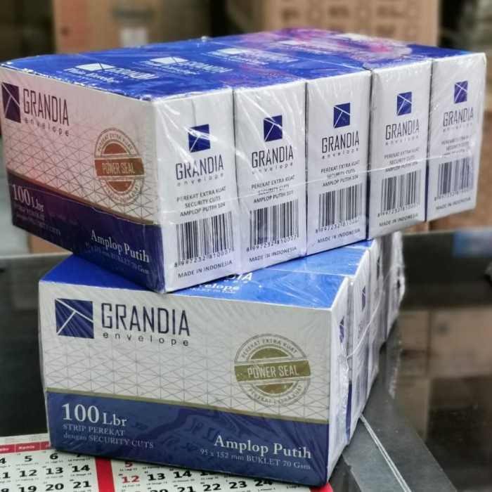 Amplop putih GRANDIA 1 pak 100pcs P104