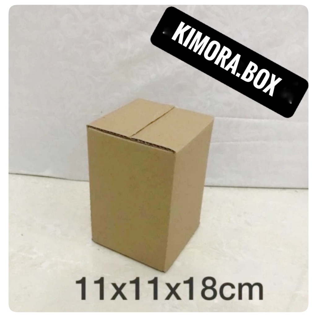 

kardus/karton/box uk.11x11x18 cm... sheet/single wall polos