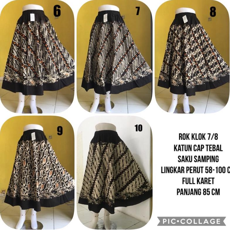 I6L rok Klok Payung 7/8 Parang Klasik Batik Cap 6fdrj