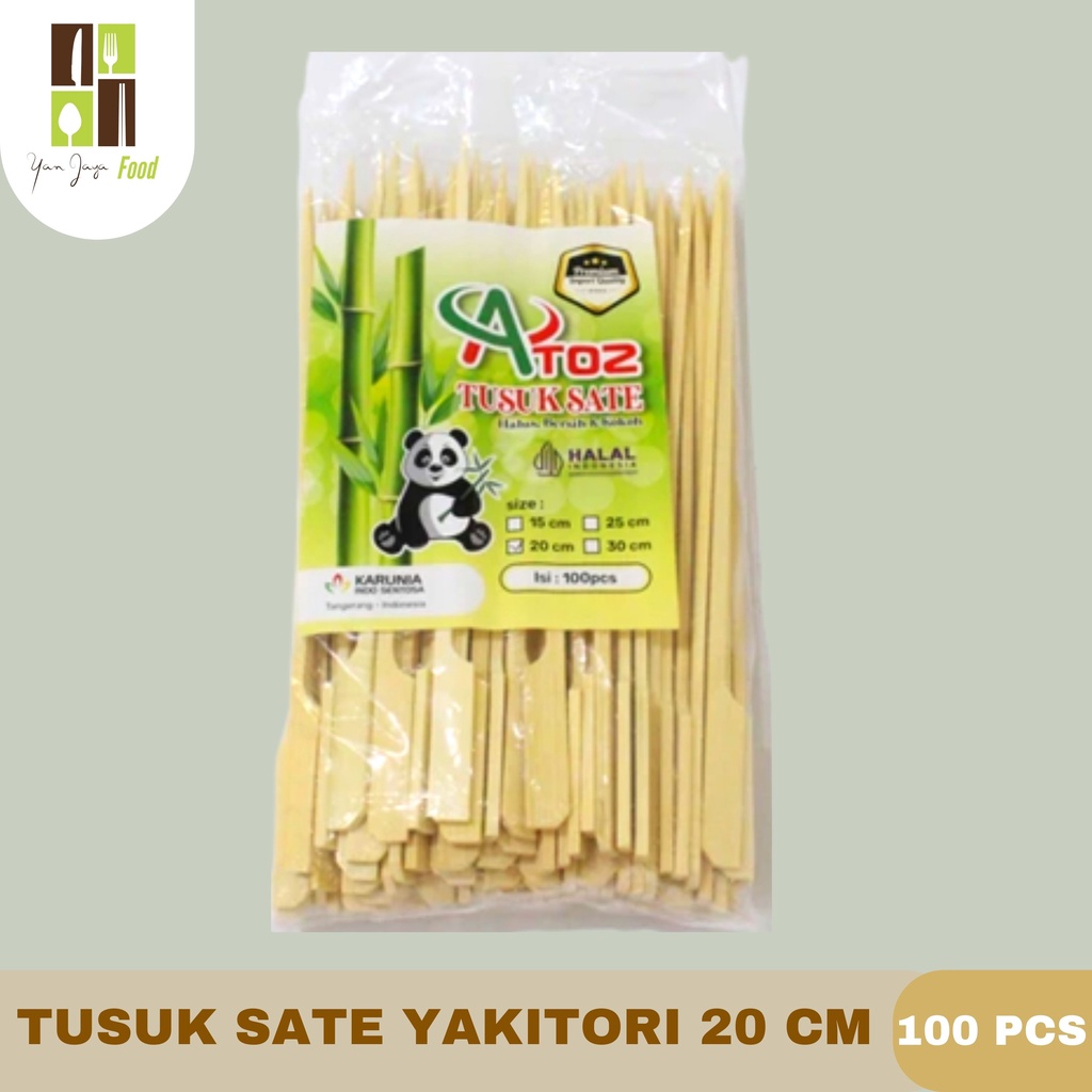 Tusuk Sate Bendera Jepang Yakitori/Tepo Kushi Kwalitas Premium 20/15/11 Cm