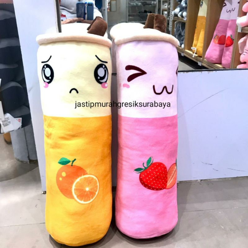 MILK TEA PILLOW MINISO BONEKA GULING BONEKA MINISK BONEKA MILK TEA