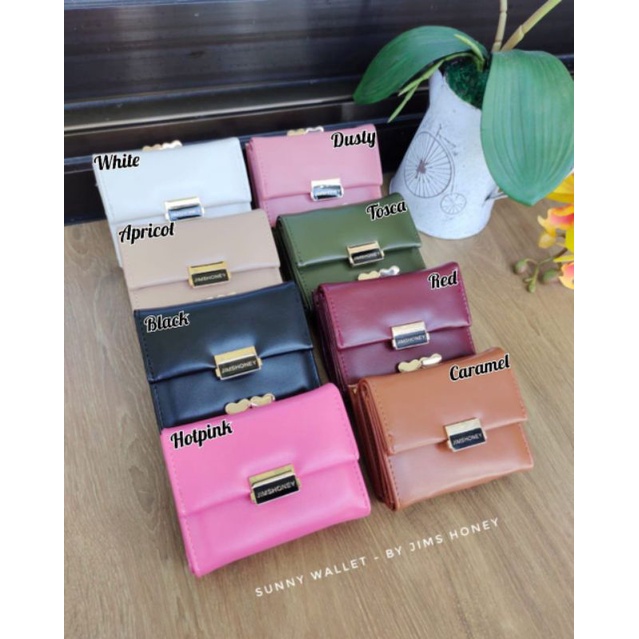 SUNNY WALLET JIMSHONEY dompet lipat pendek untuk koin
