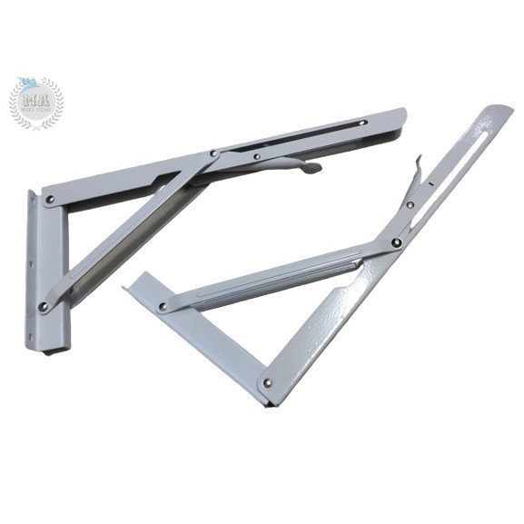 Siku Rak Lipat Folding Bracket Engsel Meja TV 8 10 12 14 16 18 20 inch OLS Bracket Engsel Siku Folding Stainless Steel Besi