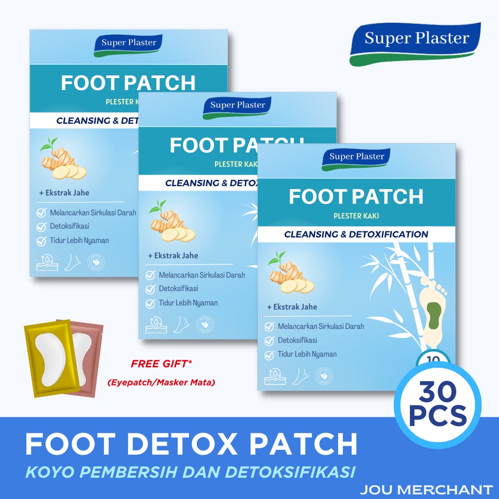 (BUNDLE) Foot Patch Perawatan Kaki - Foot Detox - Detok - Detoksifikasi Tubuh - Obat Sulit Tidur