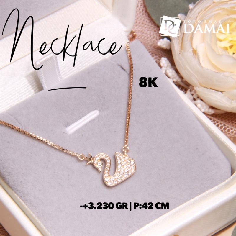 Kalung model swan mplkp 8k-rb -+3.23 p:42cm