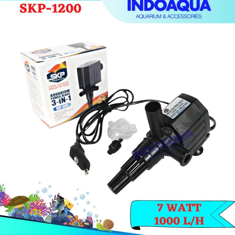 [KODE PRODUK JRTFK8665] Pompa Air Celup Aquarium Kecil SKP 1200 Pompa Hidroponik Water Pump Aquarium