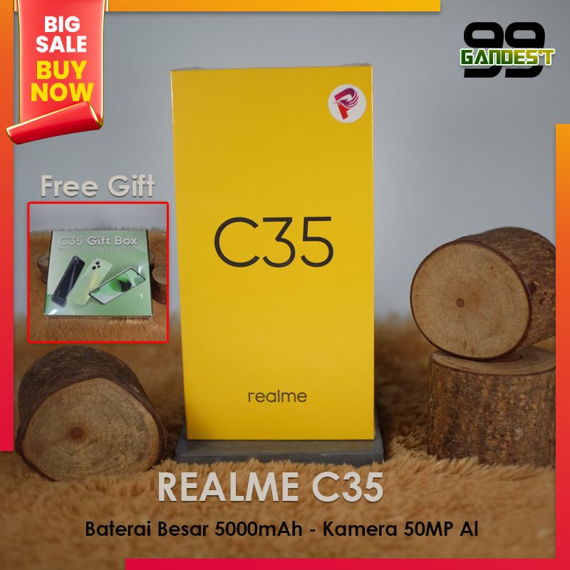 HP Realme C35 Ram 4/128GB Grs Resmi