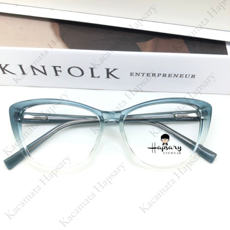 Frame Kacamata Wanita Cat Eye 7003 Antiradiasi Minus cylinder dan Plus | Blueray Photocromic dan Bluecromic