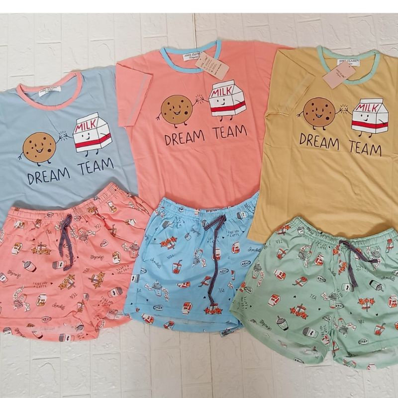 Baby Doll Anne Claire Sporty / Anne Claire Celana Pendek Lengan Pendek