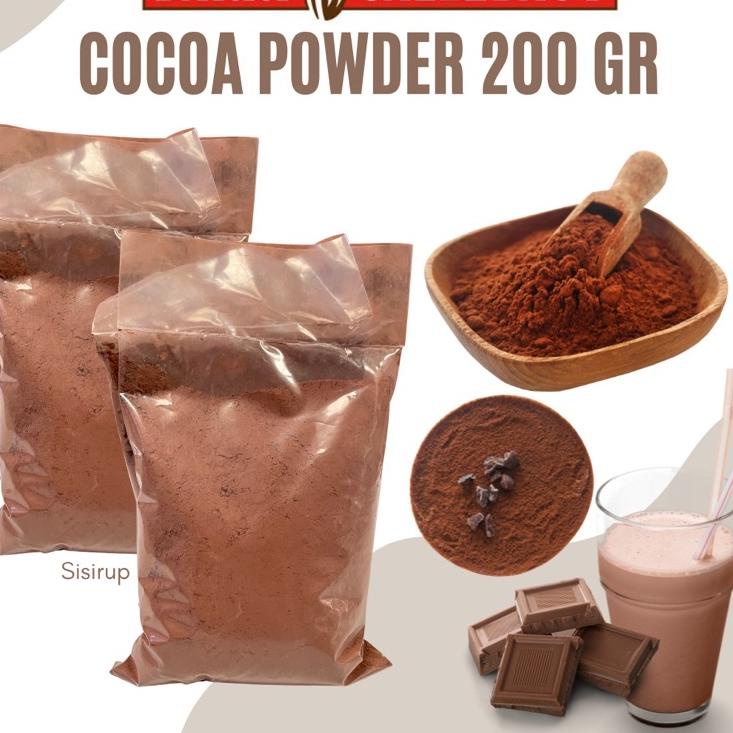 

❤[PROMO ⚡ALE!!!]❤ 200 GR Cocoa Powder Barry Callebaut 200 GR / Cocoa Powder / Coklat Bubuk