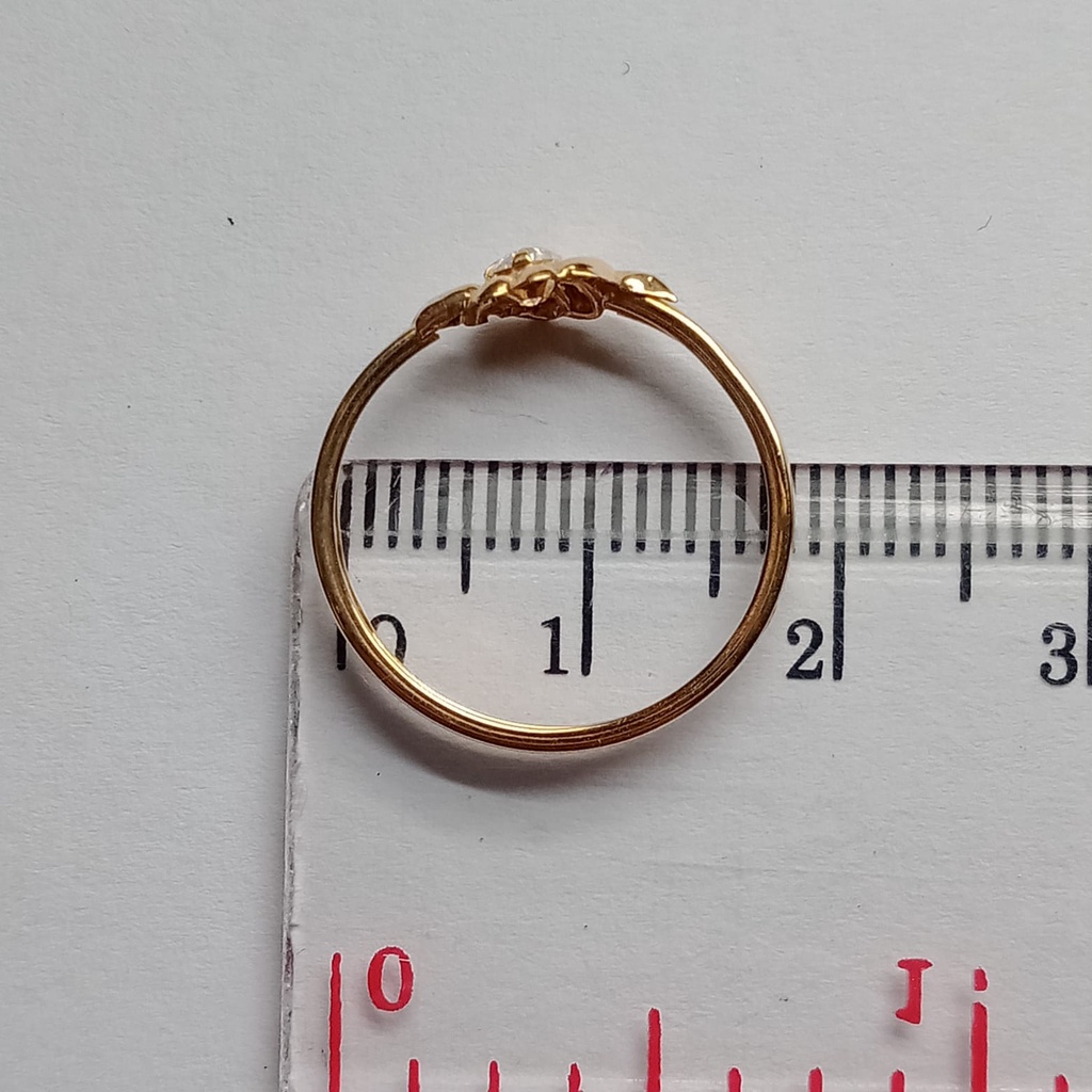 Cincin emas 17k - 0.55 gr kadar 750 - 4110