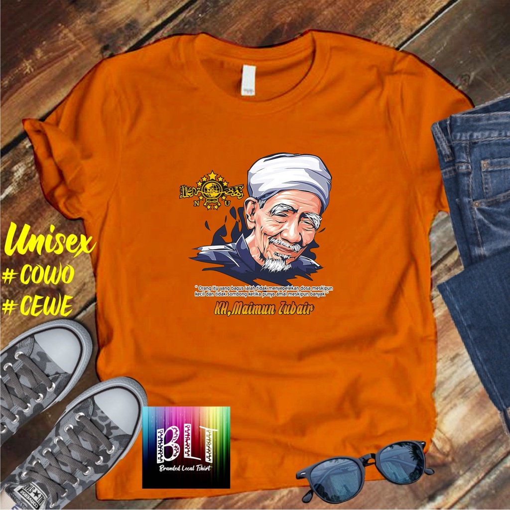 Cod Diskon Promo Gratis Ongkir/Kaos DTF KH MAIMUN ULAMA NU Kaos Pria Distro /Kaos Murah Kaos katun/Pakaian Pria  Pakaian Wanita Kaos Viral/Best Seller