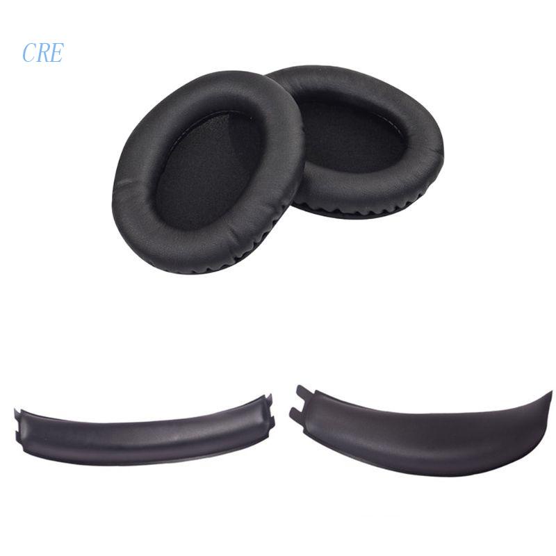 Cre 1pasang Ear Pad Cushion Sponge Cover Lembut Bantalan Telinga Bando Balok Untuk Hyper X Cloud Flight Stinger Earphone Pengganti