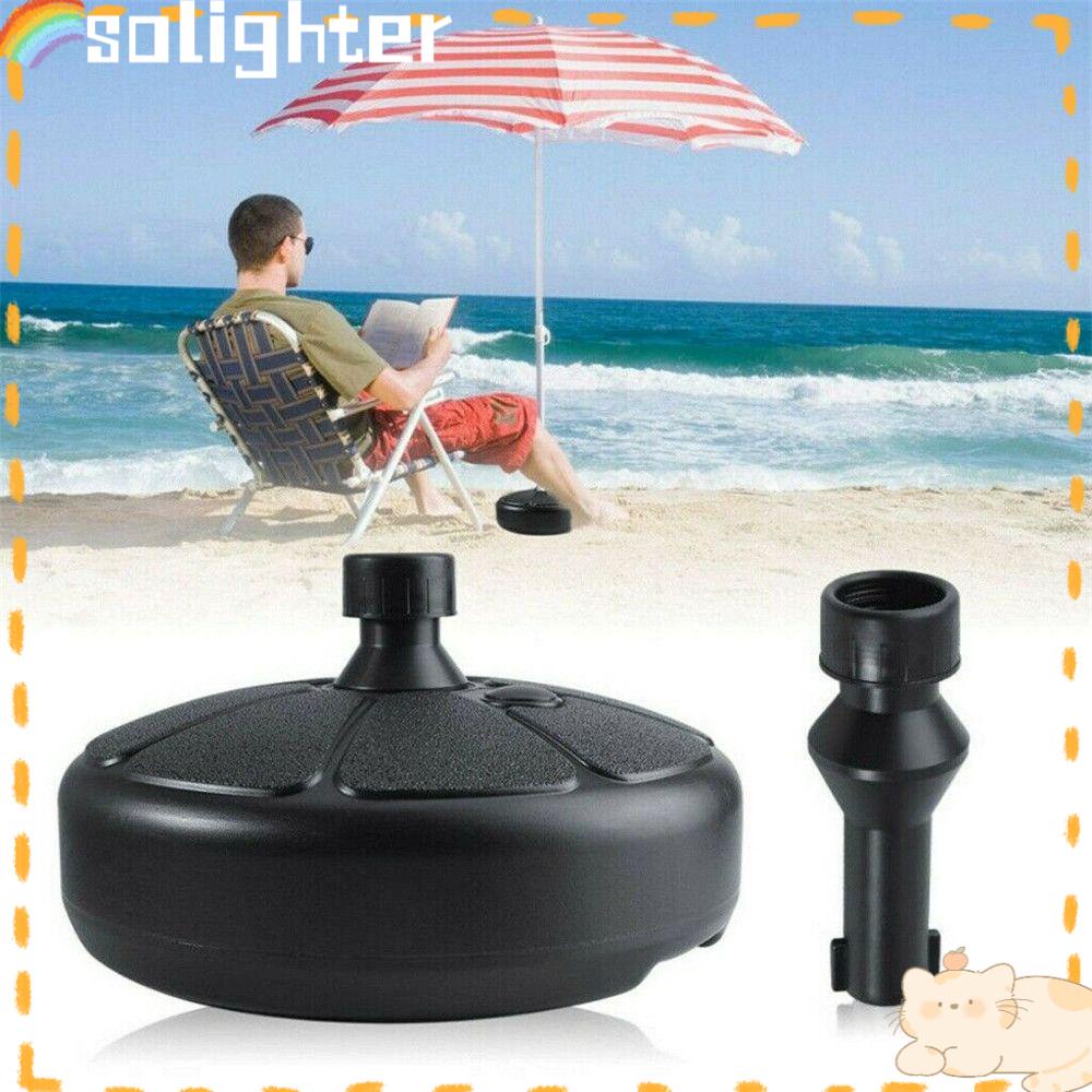 Solighter Payung Base Outdoor Pantai Halaman Pasar Heavy Duty Holder