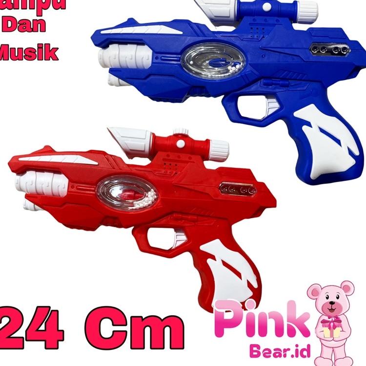 "BJO.19Ja23y" Mainan Pistol Anak Pistol Bunyi Pistol Lampu Pistol 3D Mainan Pistol Bunyi Dan Nyala P