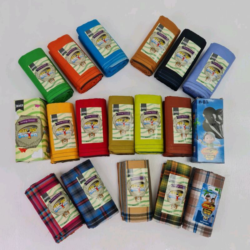 Sarung Atlas Junior Polos/Sarung anak trend 2023 sarung anak motif polos grosir eceran