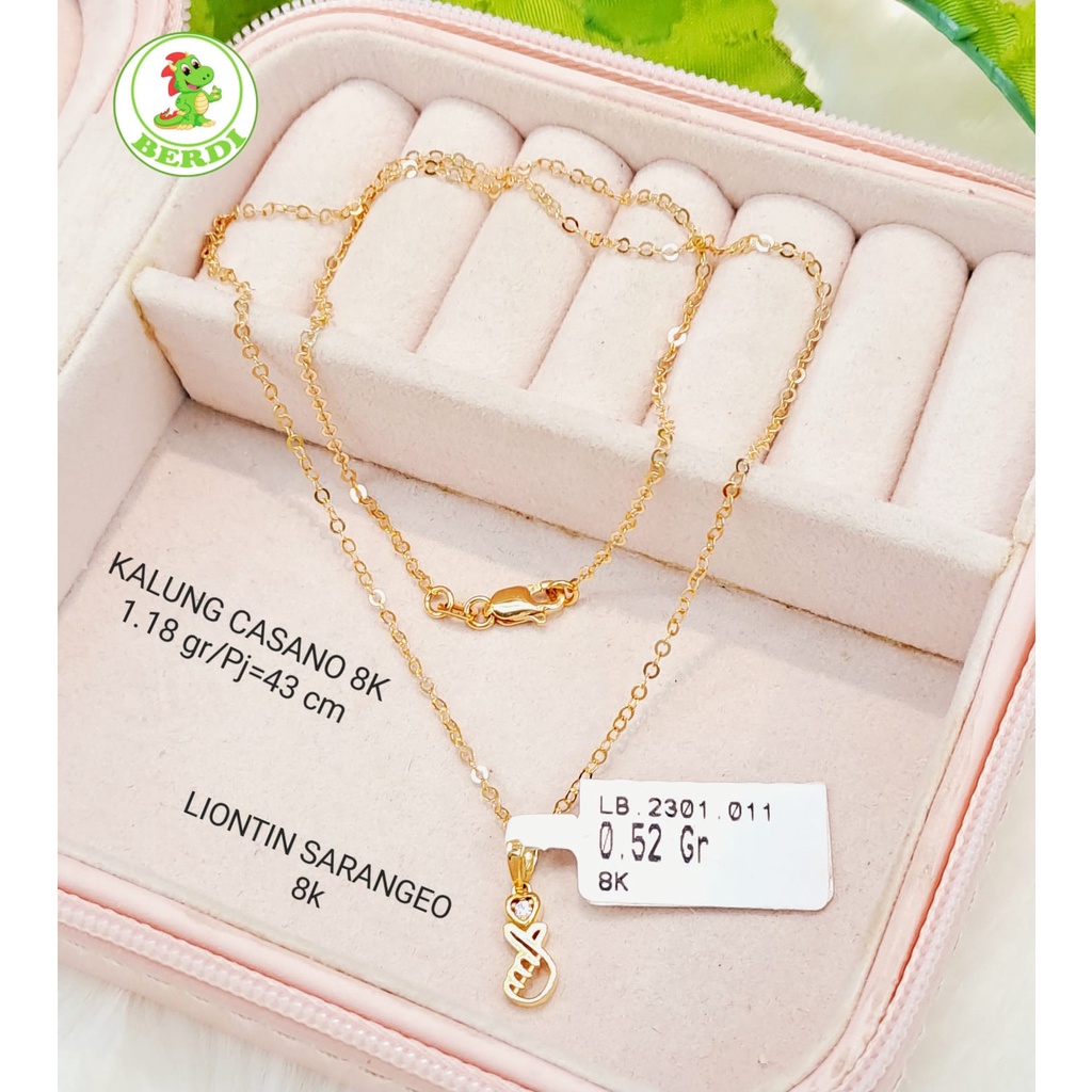 Kalung model korea fashion kadar 375 saranghaeo